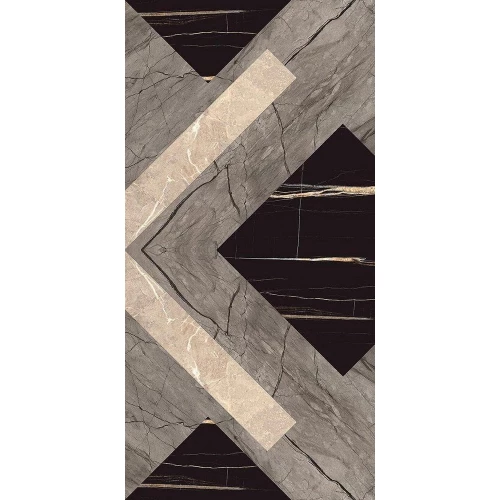 Керамогранит Decovita Chamber Newage Full Lappato полуглянцевый черный 300038901 120х60 см