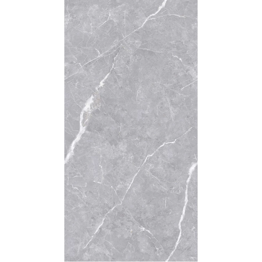 Керамогранит Realistik Luanda Polished Silver Carving серый 120x60 см