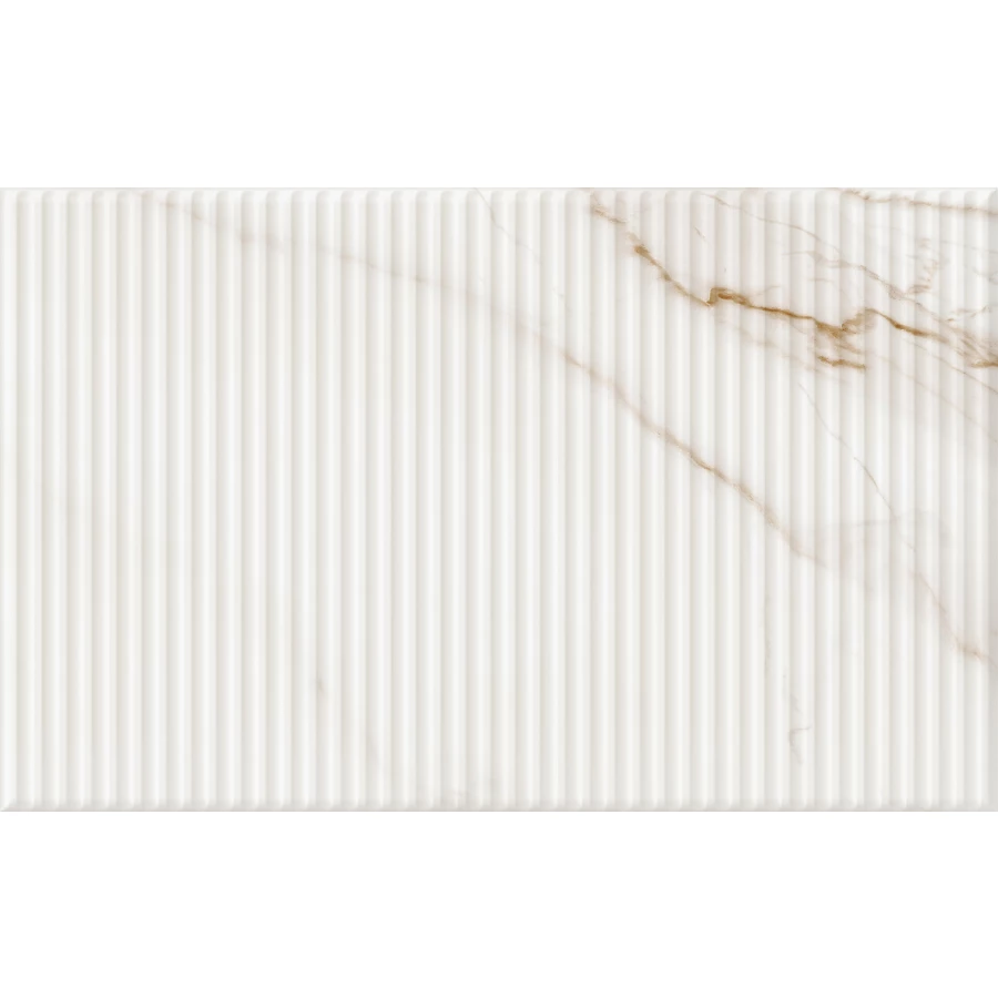 Плитка настенная Gracia Ceramica Капелла низ 02 глянцевая белая 010100001555 40х25 см