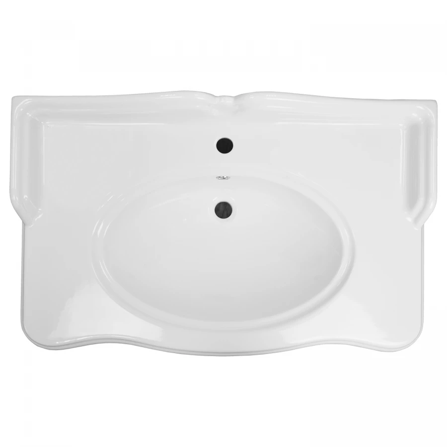 Комплект Тумба Azario Carolina 90/2 с раковиной Victorian 90 Kale патина золото CS00089972 90х87х50 см