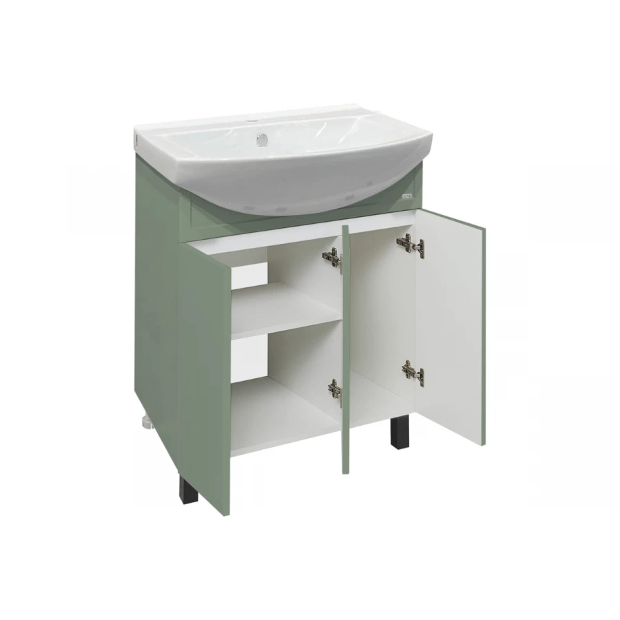 Тумба под раковину Runo Римини 75 мята под умывальник Best 75 00-00001275
