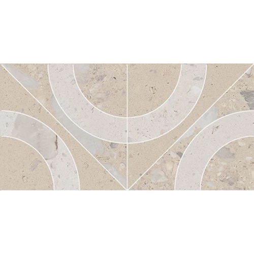 Плитка настенная Kerama Marazzi Тараскон Бордюр матовая бежевая KMB2TGL008BR 30х14,7 см