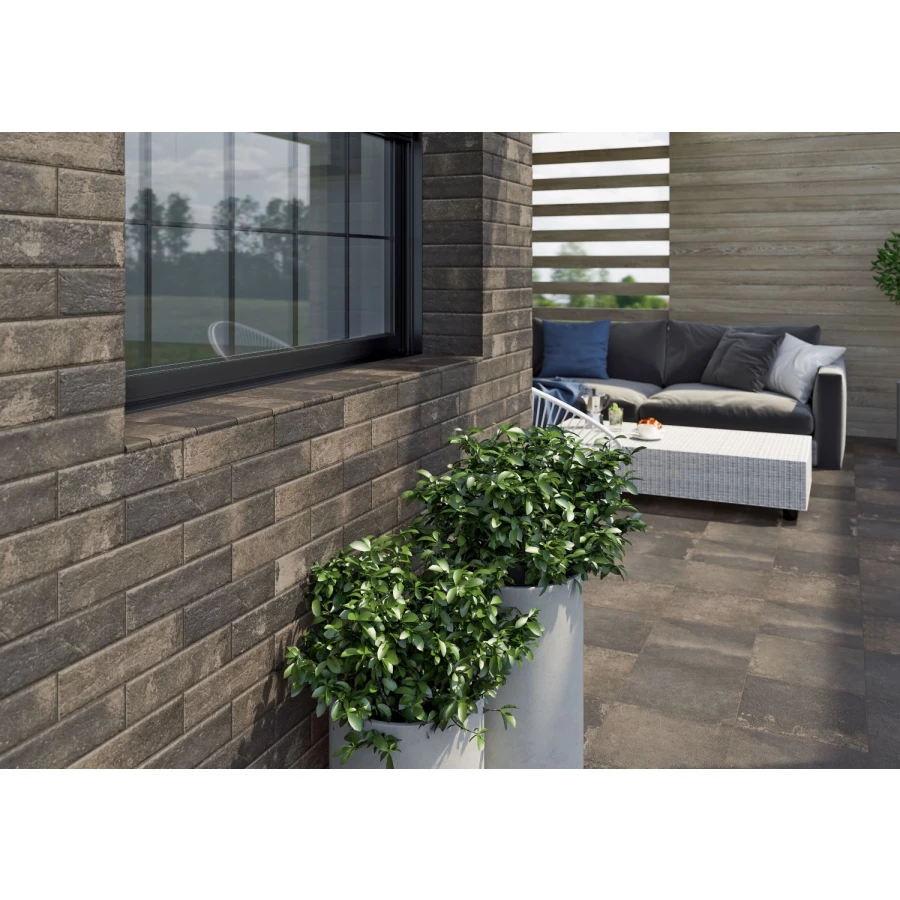 Капинос Paradyz Scandiano Brown Kapinos Stopnica Prosta B1a матовый коричневый 33x30 см