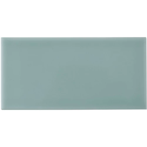 Плитка керамическая Adex Нери Лисо ПБ Сеа Греен / Neri Liso PB Sea Green глянцевая бирюзовая ADNE1100 15х7,5 см