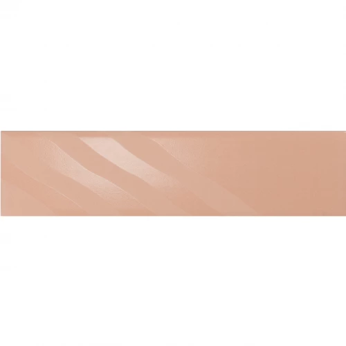 Плитка настенная Smile Tile Ривера Софт Пеач / Rivera Soft Peach матовая розовая 60152056 30х7,5 см