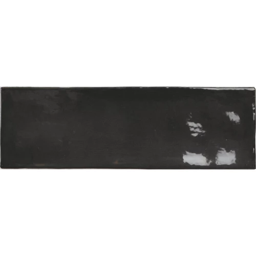 Плитка настенная Carmen Seville Black глянцевая черная A039210 20х6,5 см