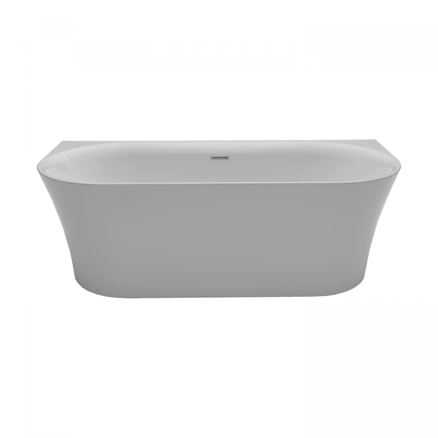 Ванна акриловая Azario Engels пристенная в комплекте с сифоном и металлической рамой ENG17075 170x75x58 см