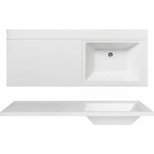 Умывальник мебельный Runo Гамма 120 лайт левое крыло 00-00001025