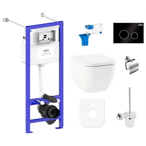 Унитаз Lavinia Boho Relfix One Rimless 97020140 (комплект 9 в 1)