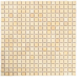 Мозаика Bonaparte Каменная мозаика Olimp 15х15 бежевая 30,5х30,5 см