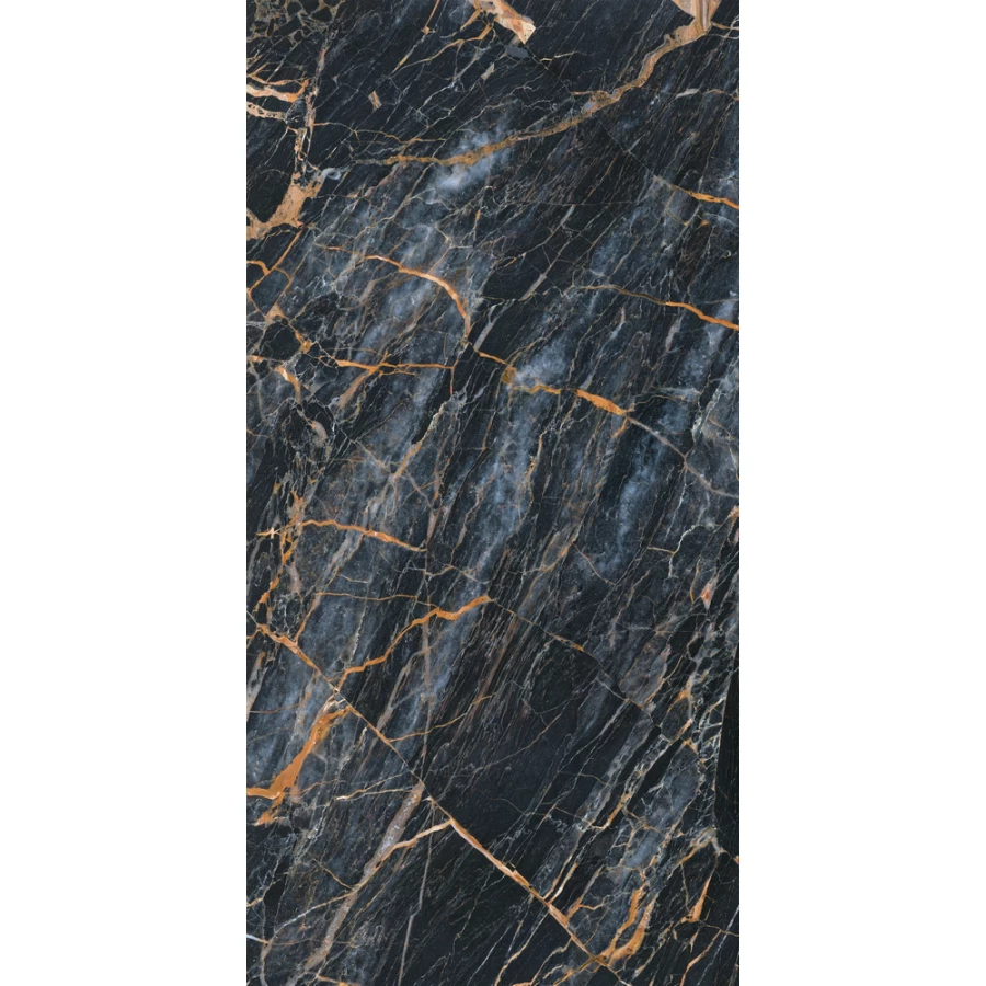 Керамогранит Global Tile Fenomen NB_GT грес глазуированный полированный Черный PGT 2206 120х60 см