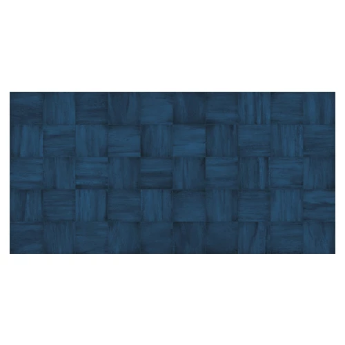 Плитка настенная Baldocer Cumula Decor Luxor Azul глянцевый синий 63,2х31,6 см