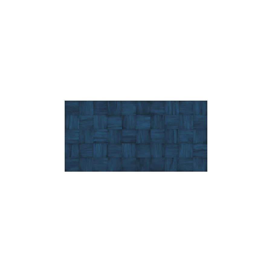 Плитка настенная Baldocer Cumula Decor Luxor Azul глянцевый синий 63,2х31,6 см