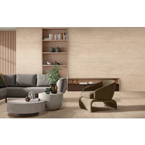 Керамогранит Kerlife Travertino Ivory Shape светло-бежевый 120х60см