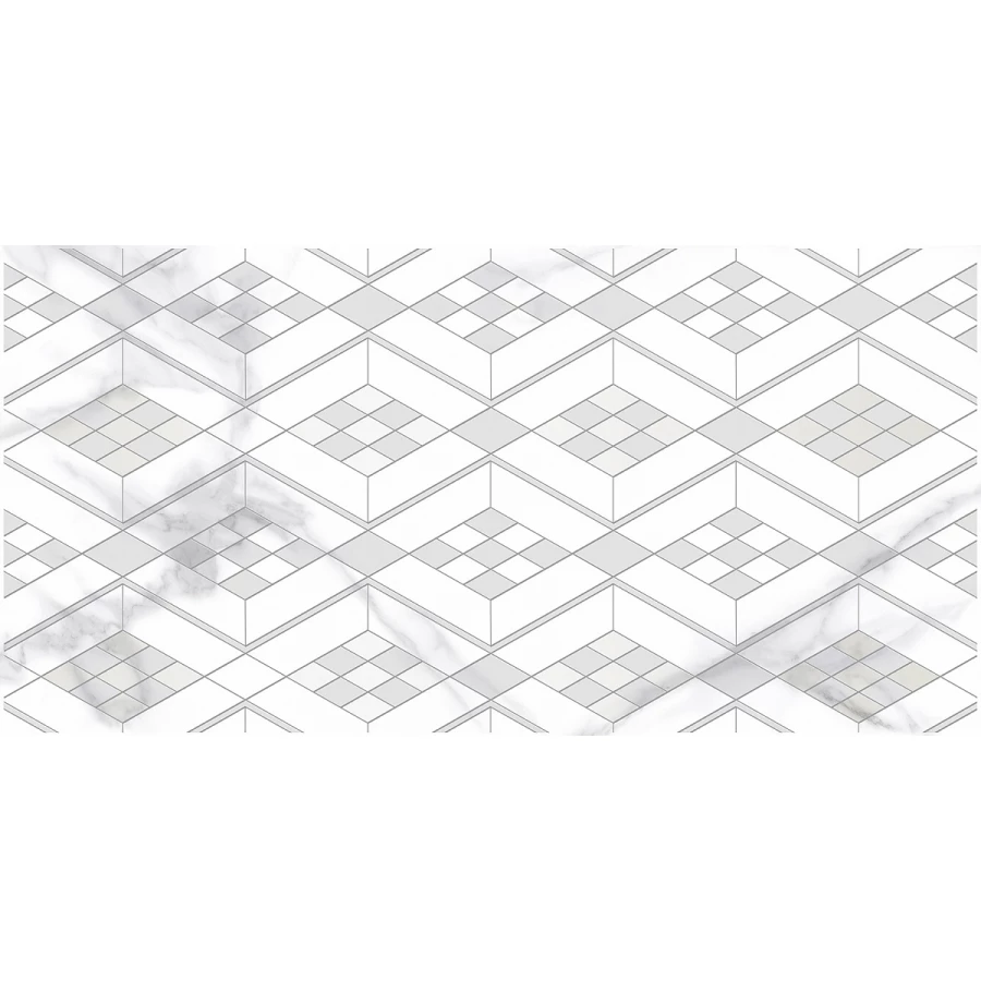 Керамическая плитка Декор Kerlife Calacatta Bianco 63х31,5 см