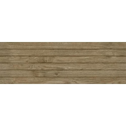 Плитка настенная Primavera Aurora Wood Matt матовая коричневая MW20 90х30 см