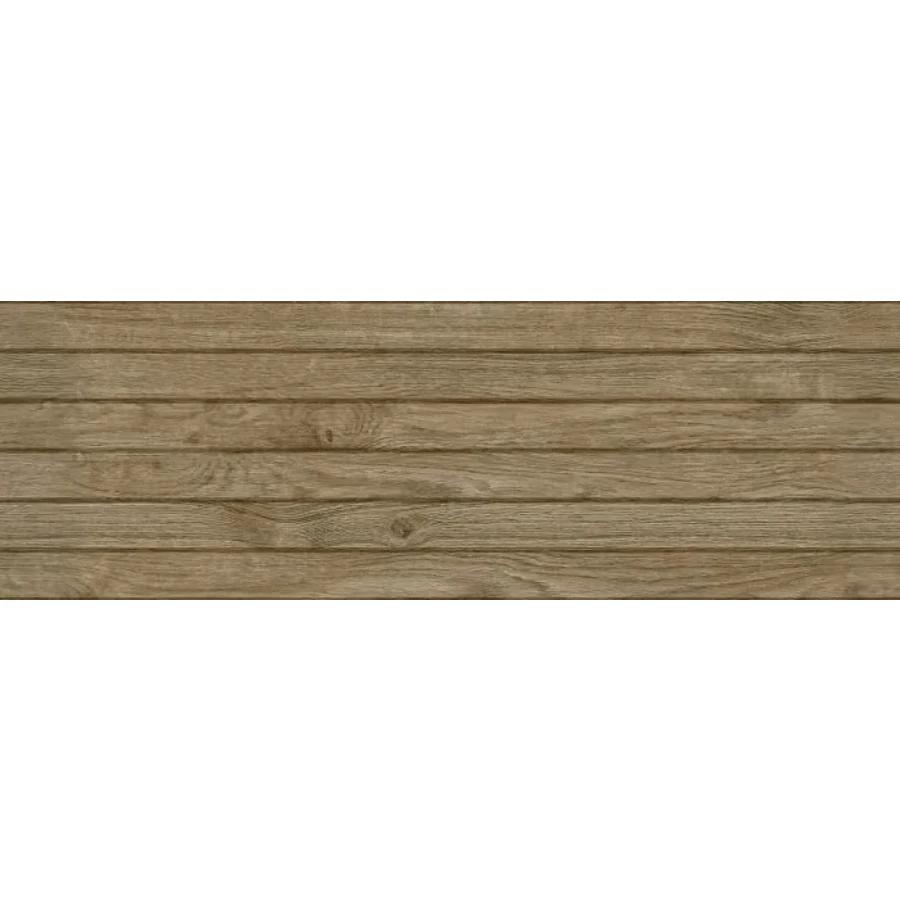 Плитка настенная Primavera Aurora Wood Matt матовая коричневая MW20 90х30 см