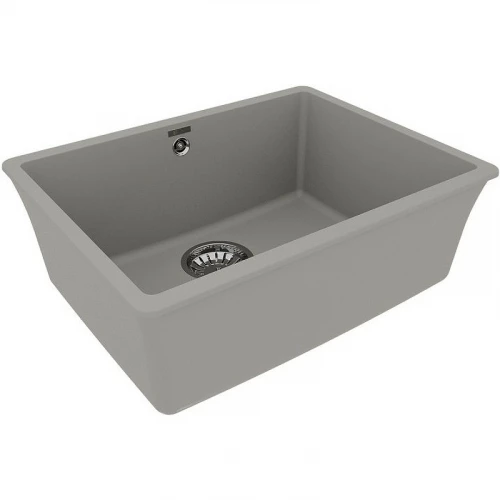 Кухонная мойка Lemark Sinara 540-U подстольного монтажа из кварцгранита цвет Грей 9910075