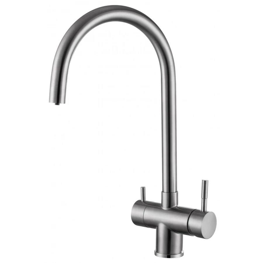 Смеситель для кухонной мойки Fmark FS0462 под фильтр питьевой воды, сатин