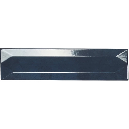 Плитка настенная Carmen Reality Refraction River глянцевая синяя A036321 30х7,5 см