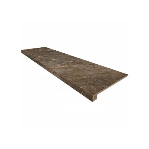 Комплект Estima Bernini Ступень BR04 33x120 неполированный прямоугольный бортик без насечек Подступенок 14,5x120 67325