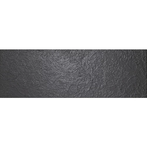 Плитка настенная Baldocer Tempo Nero матовая черная 100х33,3 см