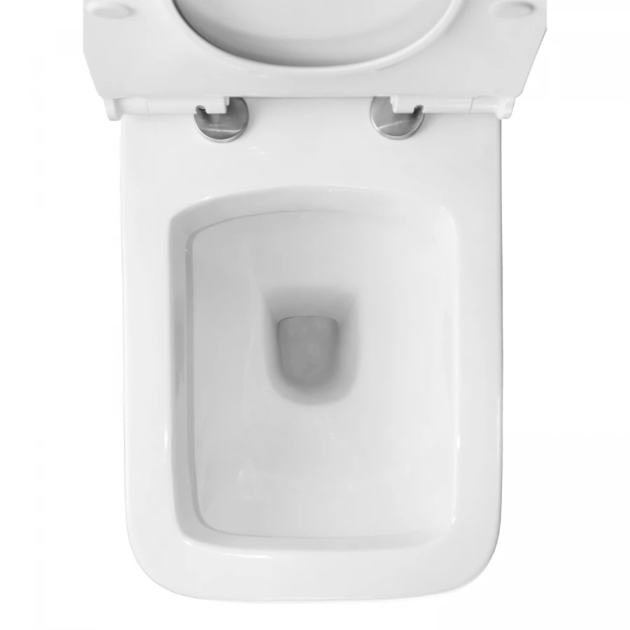 Унитаз-моноблок Azario Zeno ободковый с сиденьем slim микролифт AZ-1169 64х36.5х74 см