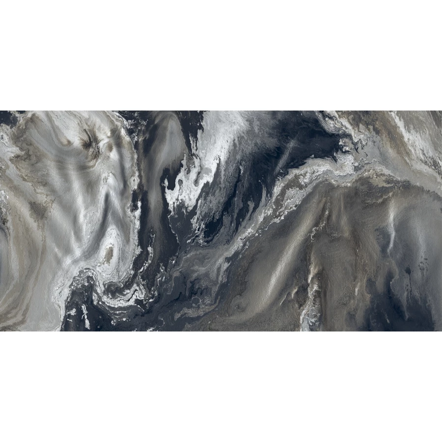 Керамогранит Neodom Belvedere Arabesque Black Polished N20404 120x60 см