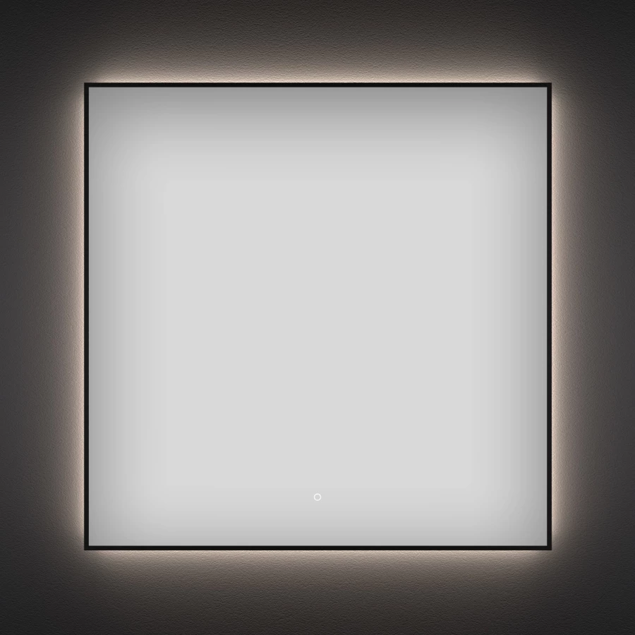 Зеркало Wellsee LED-подсветка фоновая интерьерная форма квадратная 172200350 60х60 см