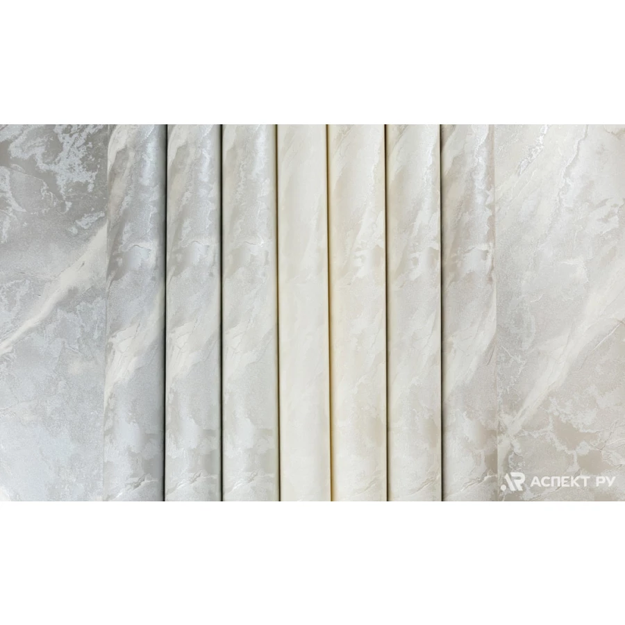 Обои флизелиновые Аспект Леванто белые 70660-10 1,06х10,05 м