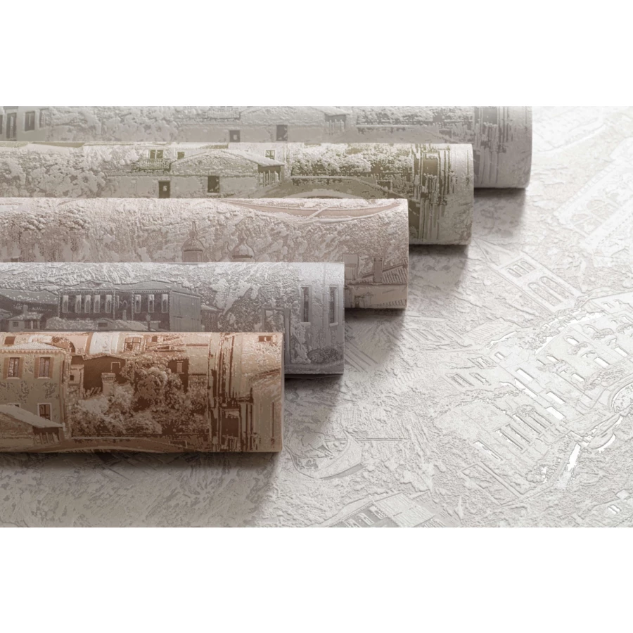 Обои флизелиновые Palitra Home HomeColor Serra серые HC31051-24 1,06х10,05 м