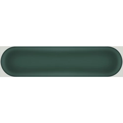 Плитка настенная Cifre Oval Emerald Brillo глянцевая зеленая 30х7,5 см