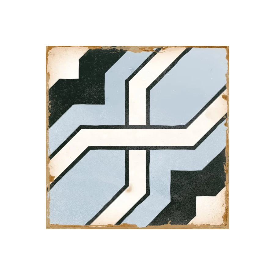 Керамическая плитка Harmony Peronda Casablanca Attia матовая голубая 0278029416 12,5х12,5 см