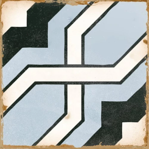 Керамическая плитка Harmony Peronda Casablanca Attia матовая голубая 0278029416 12,5х12,5 см