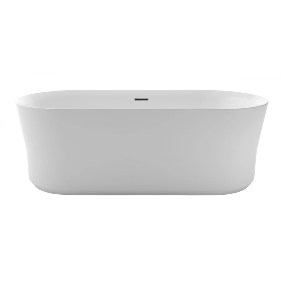 Ванна акриловая Azario Kenston свободностоящая в комплекте с сифоном и металлической рамой KEN17080 170х80х60 см