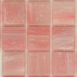 Мозаика стеклянная Trend Brillante Opale 261 тон 2003556 с авантюрином 2x2 глянцевая розовая Br261-1 31,6х31,6 см