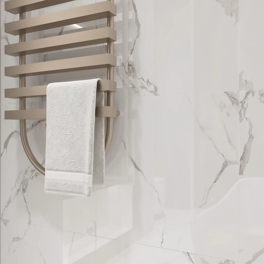 Керамогранит Arcadia Ceramica Statuario Mires Full Polished глянцевый белый FP1012-A 60х60 см