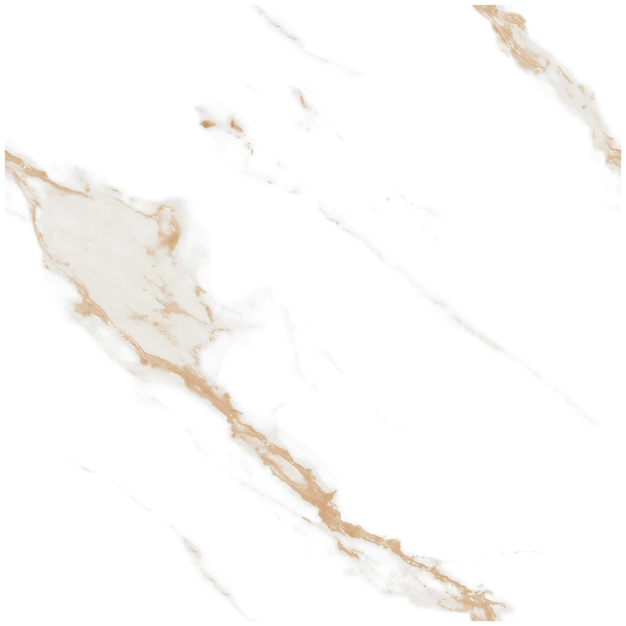 Керамогранит Ceradim Calacatta Sharp Gold белый Полированный 60х60 см