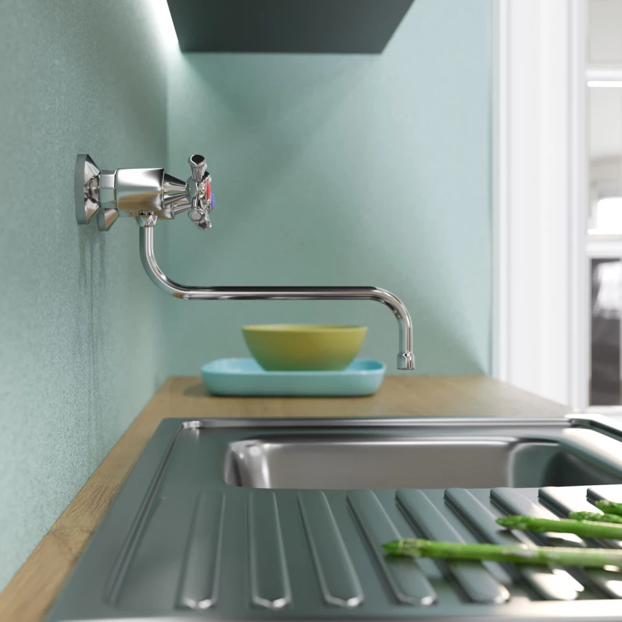 Смеситель для кухни настенный MixLine ML10-06 529852 хром