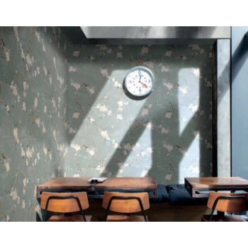 Декор Mixed Verde Decoro Fiori di Pesco, A+B, Rett. RC5L 120х40 см