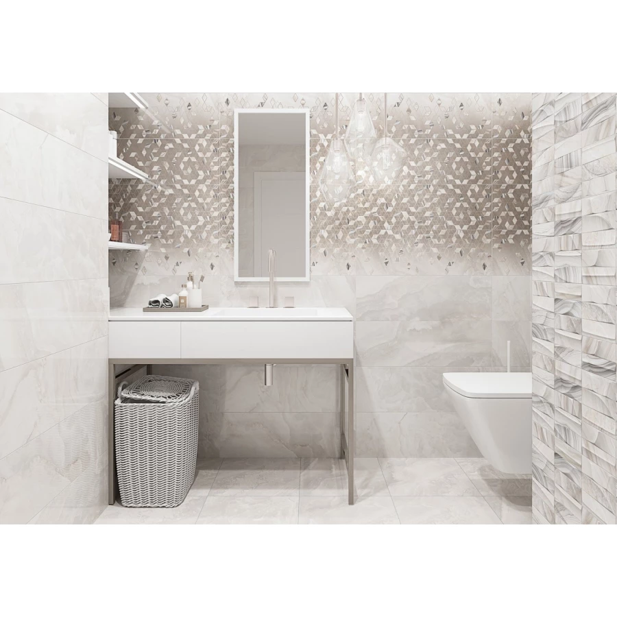 Плитка облицовочная ALMA Ceramica Riola 7 шт в уп 53,508 м в пал TWU12RLA04R 74х24,6х0,9 см