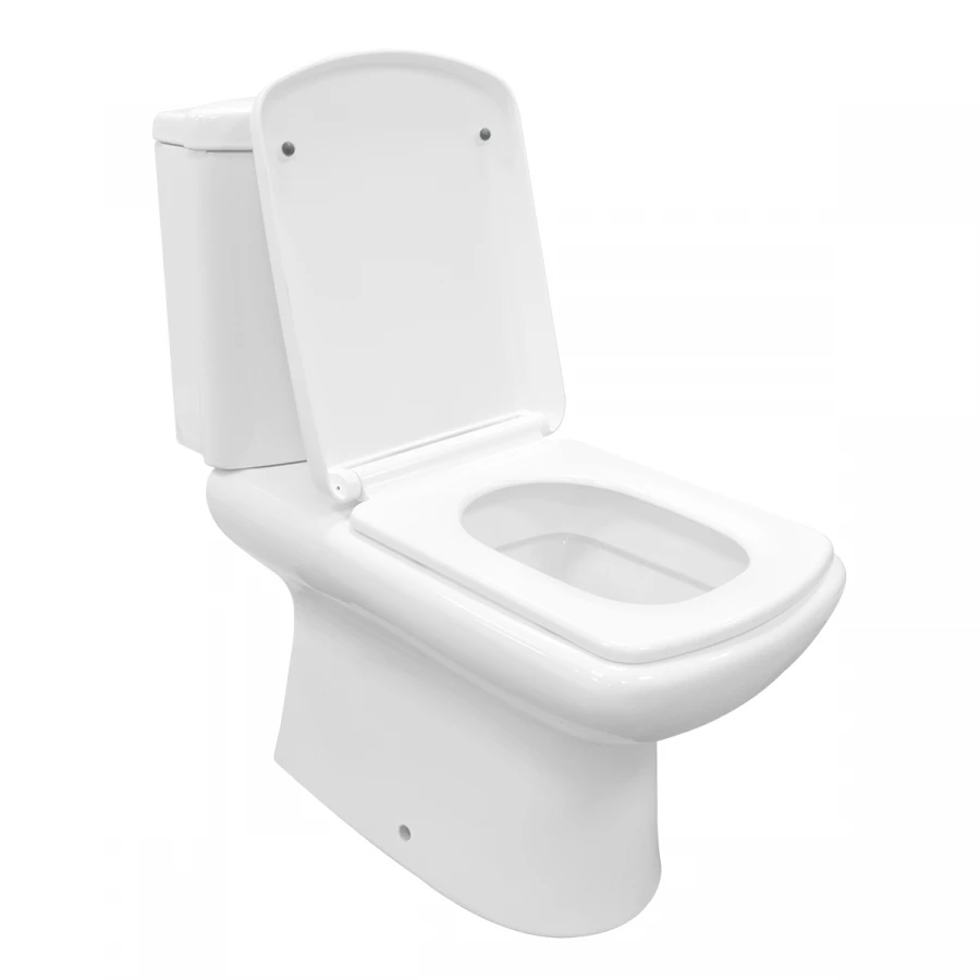 Унитаз напольный Azario Elana с сиденьем дюропласт микролифт AZ-234 68х41х79 см