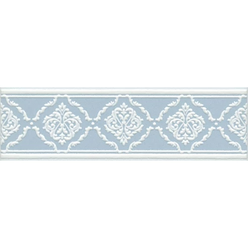 Бордюр Kerama Marazzi Петергоф голубой STG\B562\6305 25х7,7 см