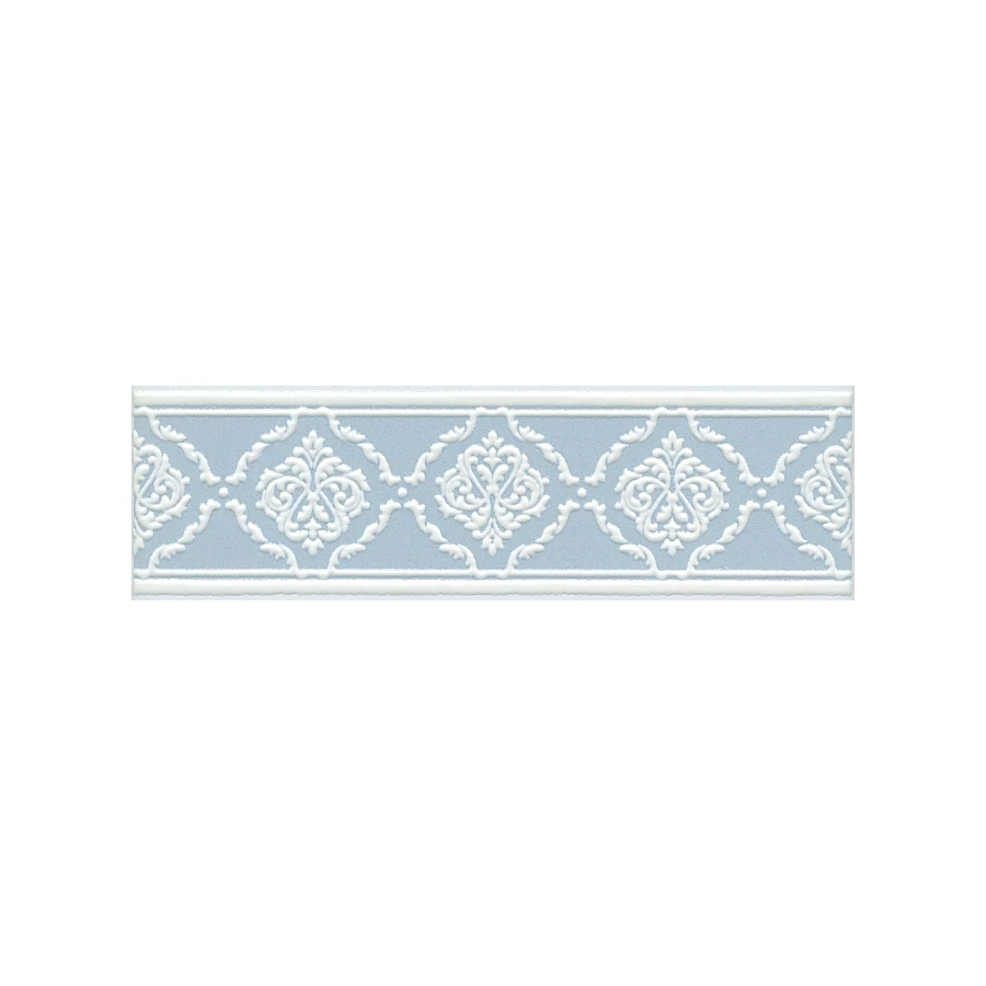Бордюр Kerama Marazzi Петергоф голубой STG\B562\6305 25х7,7 см