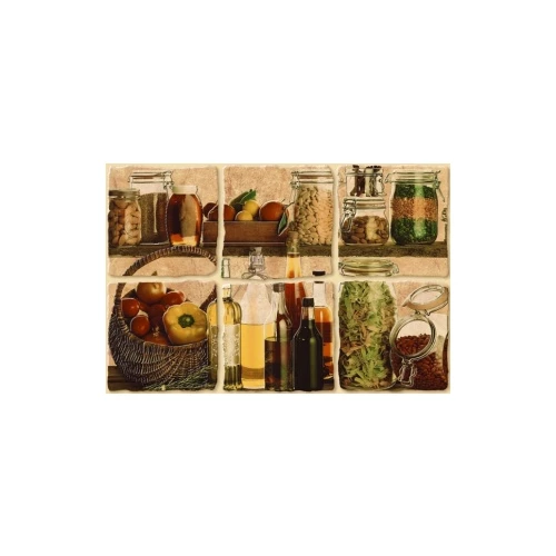 Вставка Cersanit Coctail Специи CT2K153 темно бежевый 20х30 