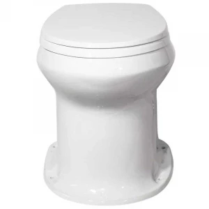 Унитаз приставной Оскольская керамика Дачный с сиденьем 46901100002