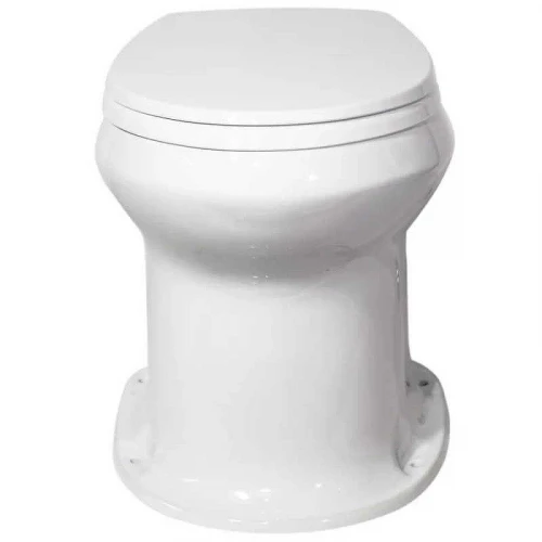 Унитаз приставной Оскольская керамика Дачный с сиденьем 46901100002