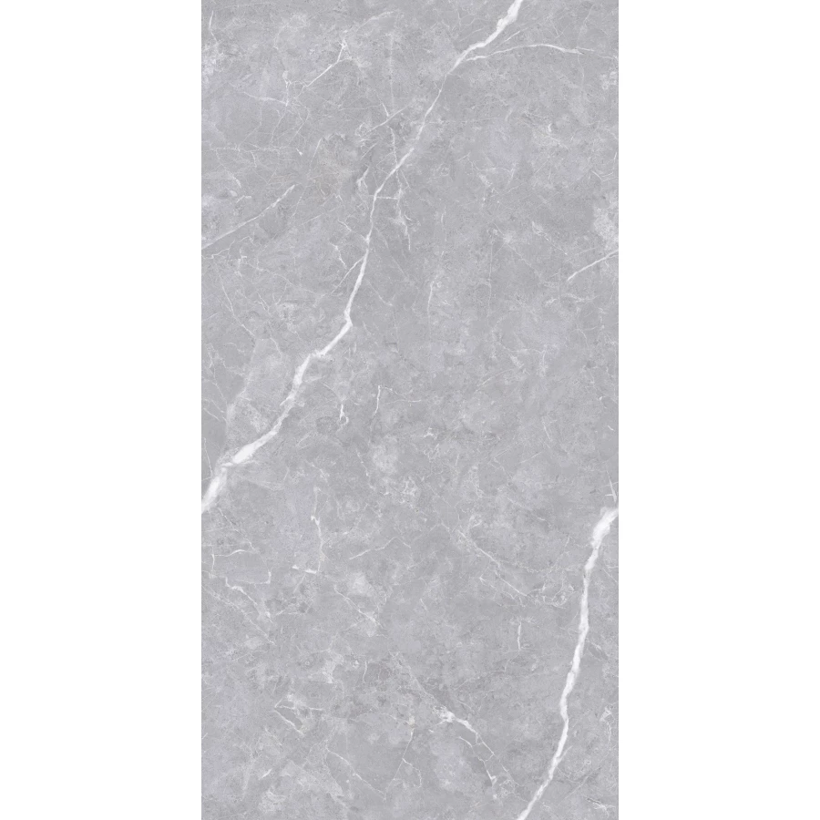 Керамогранит Realistik Luanda Polished Silver Carving серый 120x60 см