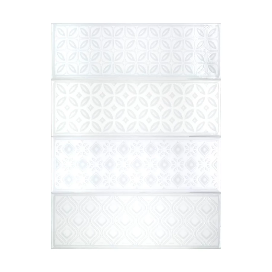 Плитка настенная Fabresa Aria Santorini White 30х10 см