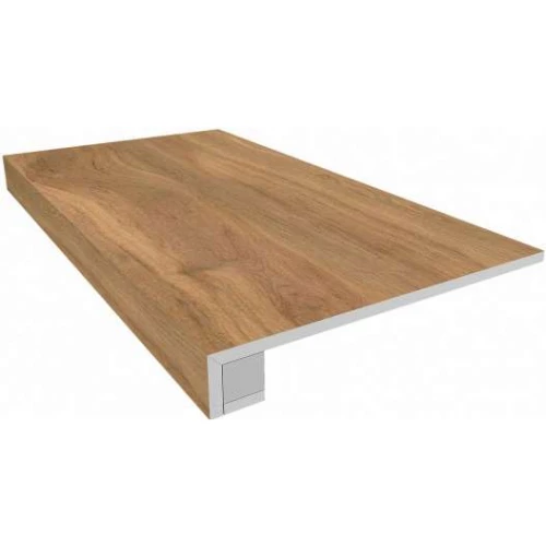 Комплект Estima Selection Ступень SI02 33x120 неполированная прямоугольный бортик без насечек Подступенок 14,5x120 39147